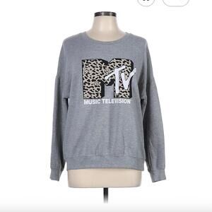 MTV Gray Pullover Sweater Size L